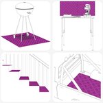 vidaXL Pack de 2 plaques antidérapantes en aluminium 90x20 cm