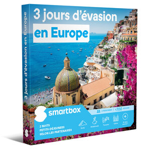 SMARTBOX - Coffret Cadeau 3 jours d'évasion en Europe -  Séjour