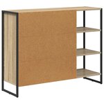 vidaXL Meuble d'appoint Sonoma 96 5 x 30 x 75 cm Bois d'ingénierie