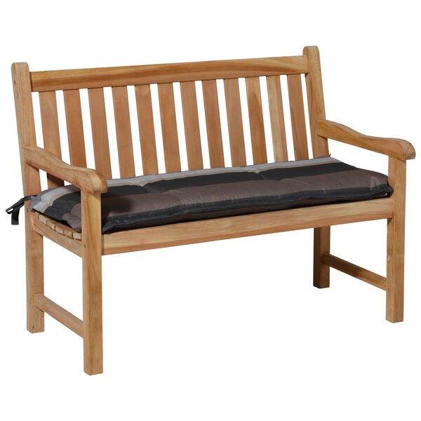 Madison coussin de banc stripe 150x48 cm gris