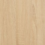 vidaXL Table basse chêne sonoma 55x55x40 cm bois d'ingénierie