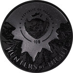 Pièce de monnaie en Argent 10 Dollars g 62.2 (2 oz) Millésime 2023 Hunters by Night CAIMAN