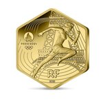 Monnaie 250€ Or HEXAGONALE Marianne - Jeux Olympiques de Paris 2024 - Qualité BU Millésime 2021