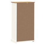 vidaXL Bibliothèque VIGO blanc 60x35x114 5 cm bois massif de pin