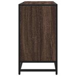 vidaXL Armoire de lavabo de salle de bain chêne marron 65x33x60 cm