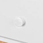 vidaXL Table de chevet 2 Pièces Bois de pin massif 40 x 30 x 61 cm Blanc