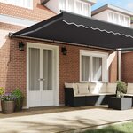 vidaXL Cadre d'auvent Anthracite 500 × 300 cm