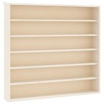 vidaXL Vitrine de collection en bois avec 6 étagères 60x8 5x55 cm