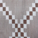 vidaXL Tapis d'extérieur ARAKIL Marron et blanc 300 x 400 cm PP