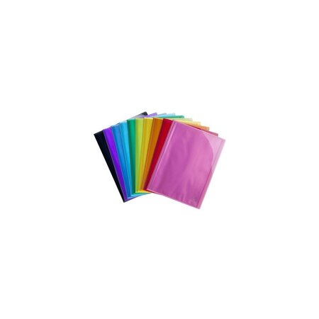 EXACOMPTA 1 Protège-documents Iderama, A4, PP, 60 pochettes couleur aleatoire