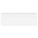 vidaXL Boîte de rangement blanc 102x35x35 cm bois d'ingénierie