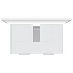 vidaXL Ensemble de meubles de salle de bain Blanc Bois d'ingénierie