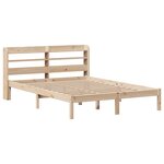 vidaXL Cadre de lit sans matelas 140x190 cm bois de pin massif