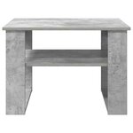 vidaXL Table basse Gris béton 64 x 54 x 44 cm Bois d'ingénierie
