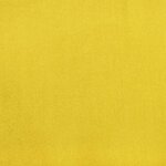 vidaXL Chaises à manger lot de 6 Jaune moutarde Velours