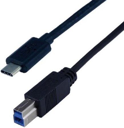 Cable USB 3.1 type C vers USB 3.0 type B M/M - 1m