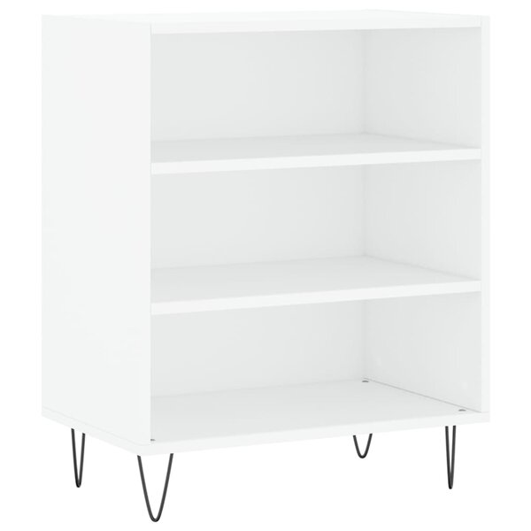 vidaXL Buffet blanc 57x35x70 cm bois d’ingénierie
