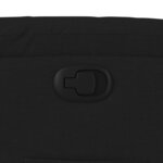 vidaXL Fauteuil inclinable en tissu noir