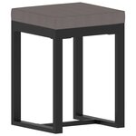 vidaXL Salon de jardin 9 Pièces avec coussins Résine tressée Anthracite