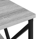 vidaXL Cabinet de chevet avec tiroir Sonoma gris 41.5 x 40.5 x 55 cm