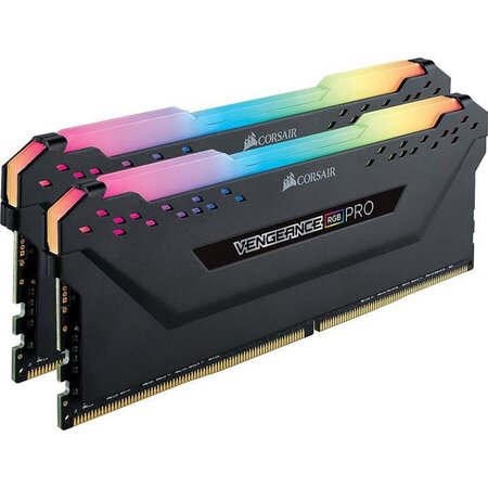 CORSAIR Mémoire PC DDR4 - Vengeance RGB Pro 16Go (2x8Go) - 2666 MHz - CAS 16 - RGB (CMW16GX4M2A2666C16)