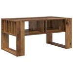 vidaXL Table basse Bois ancien 92 x 49 5 x 45 cm Bois d'ingénierie