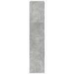 vidaXL Cloison de séparation gris béton 100x33x155 5cm bois ingénierie