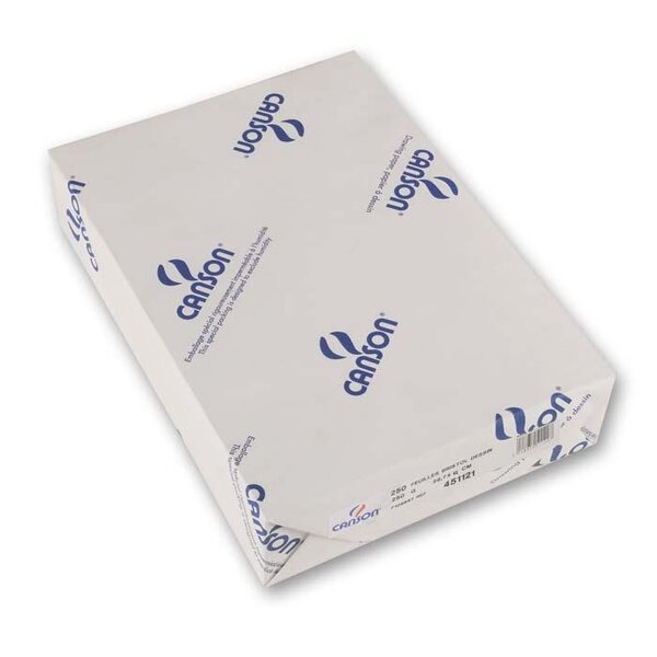 Pqt 250 Feuilles BRISTOL A3 250G BLANC CANSON