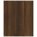 vidaXL Bibliothèque/Meuble TV Chêne marron 143x30x36cm Bois ingénierie