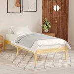 vidaXL Cadre de lit bois de pin massif 100x200 cm