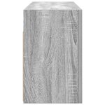 vidaXL Armoire murale de bain sonoma gris 80x25x40cm bois d'ingénierie