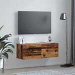 vidaXL Meuble mural Bois ancien 100 x 36.5 x 35 cm Bois d'ingénierie