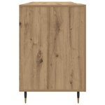 vidaXL Bureau chêne artisanal 140 x 50 x 75 cm Bois d'ingénierie