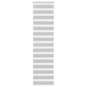 vidaXL Store zèbre gris clair largeur du tissu 50 9 cm polyester