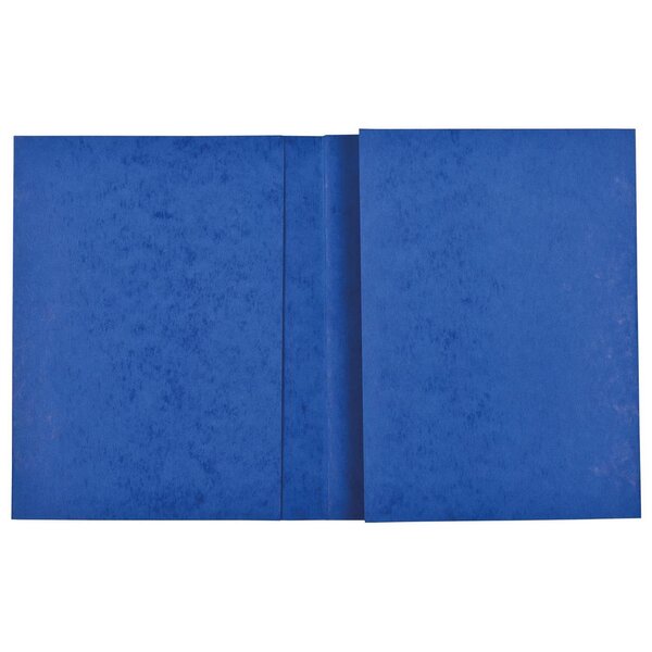 Protège Cahier 'Ecolier' 18 x 22 cm Carte Lustrée 2 grands Rabats Bleu COUTAL