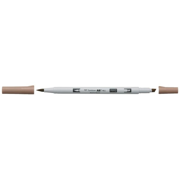 Marqueur base alcool double pointe abt pro 992 sable tombow