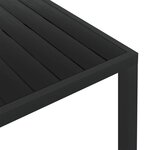vidaXL Ensemble à manger de jardin coussins 7Pièces Résine tressée Gris