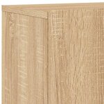 vidaXL Unités murales TV 5 Pièces chêne sonoma bois d'ingénierie