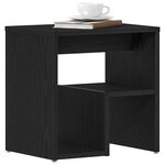 vidaXL Cabinet de chevet 2 Pièces Chêne noir 40 x 30 x 40 cm