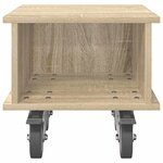 vidaXL Meuble TV Chêne Sonoma 37 x 35 x 35 cm Bois d'ingénierie