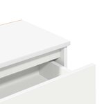 vidaXL Tables de chevet 2 Pièces Blanc 40x30x39 cm Bois d'ingénierie