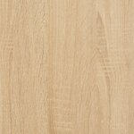 vidaXL Table de chevet chêne sonoma 34x36x50 cm bois d'ingénierie