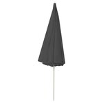 vidaXL Parasol de plage Anthracite 300 cm