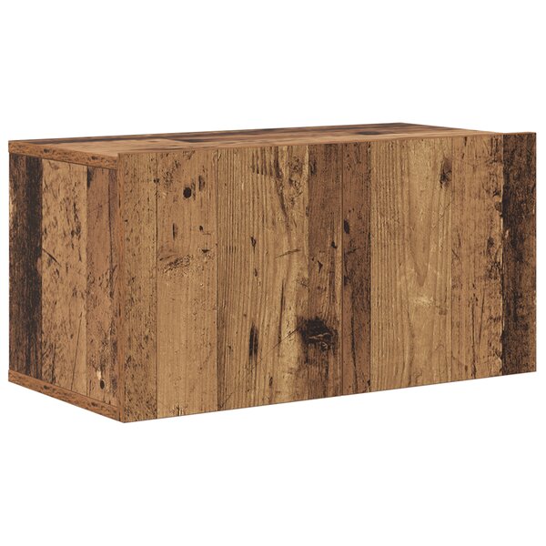 vidaXL Meuble TV Vieux bois Panneau de particules Moyen Meuble TV