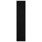 vidaXL Bibliothèque/Séparateur de pièce Noir 100x30x135 5cm Pin massif