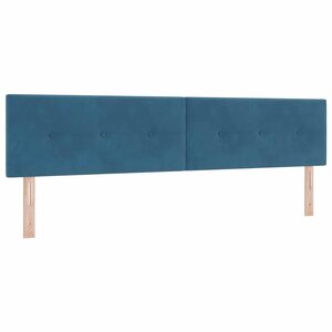 vidaXL Tête de lit Bleu foncé 200 cm Velours
