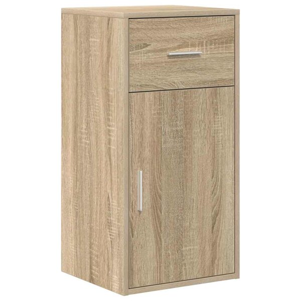 vidaXL Buffet avec tiroir Chêne Sonoma 38 x 34 x 75 cm