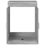 vidaXL Meuble sous lavabo de salle de bain Sonoma gris
