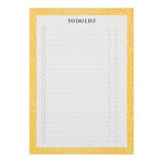 Bloc-notes To-do List Format A5 - Jaune - Draeger paris