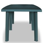 vidaXL Table de jardin Vert 210 x 96 x 72 cm Plastique